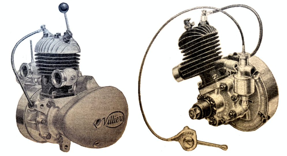 1936 NEW RANGE VILLIERS ENGINES