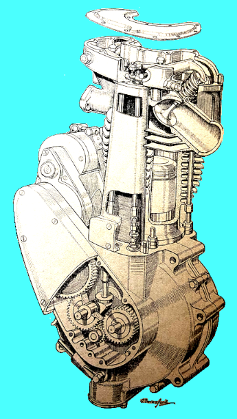 1936 SHOW BSA EMPIRE STAR ENGINE