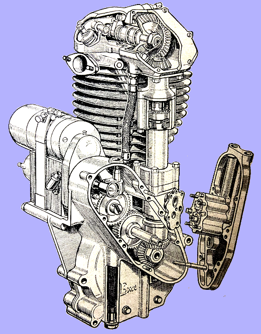 1936 SHOW EXCELSIOR MANXMAN ENGINE