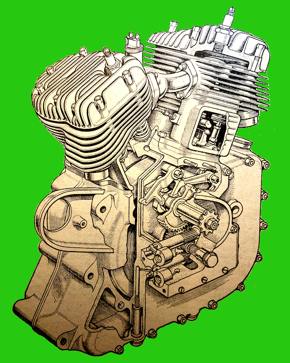 1936 SHOW RE 1140 ENGINE