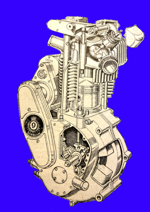 1936 SHOW SUNBEAM MOD9 ENGINE