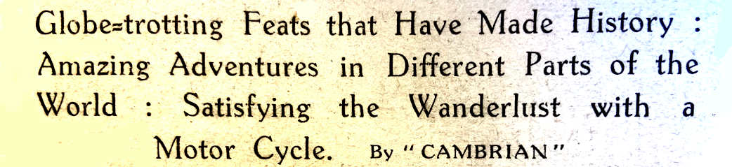 1936 WORLD TOURS STANDFIRST