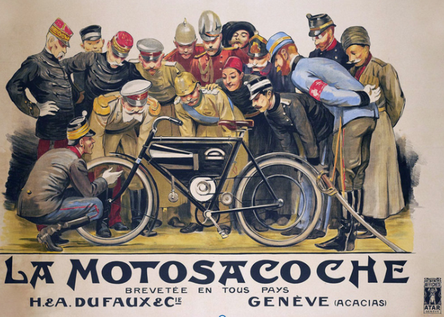 CARTOONS MOTOSACOCHE POSTER