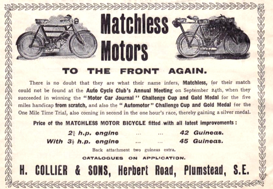1904 MATCHLESS AD