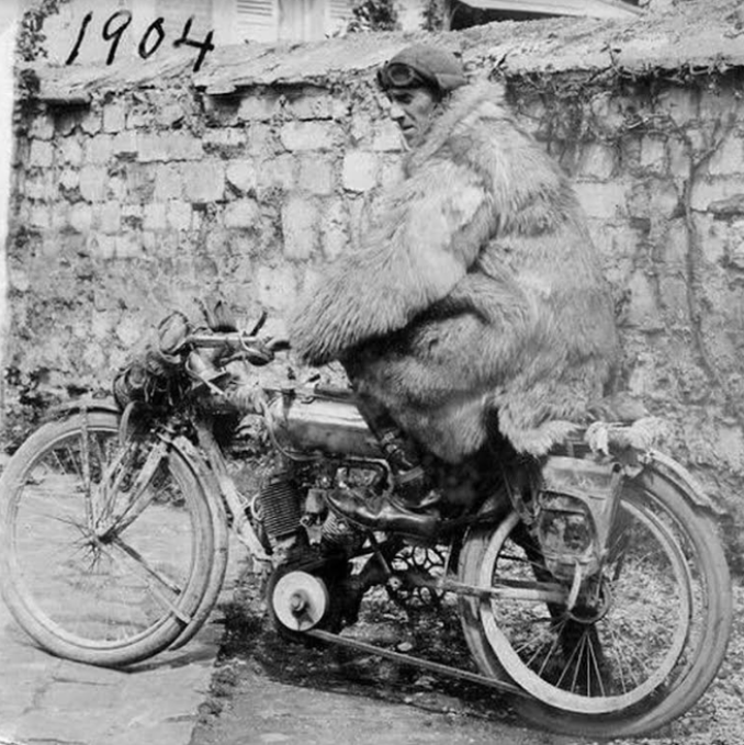 1910s MELANGE SHAGGY COAT