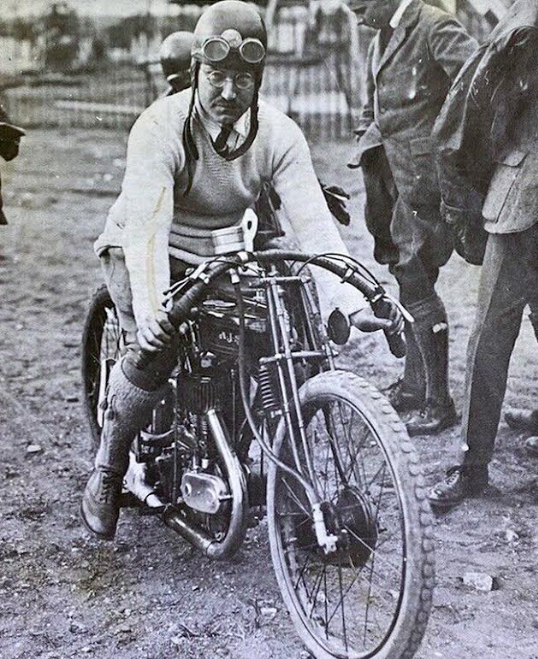 1920s AJS RACER IN WOOLY