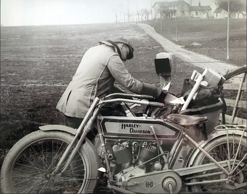 1920s HARLEY SCAR MAPREADING