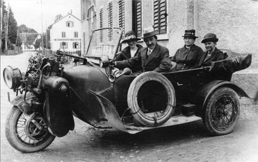 1920s HUGE THREE-WHEELER
