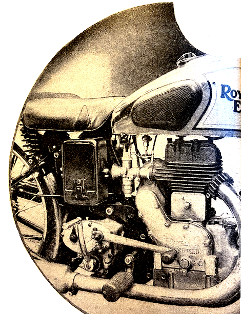 1937 ENFIELD 350 SV RT DETAIL