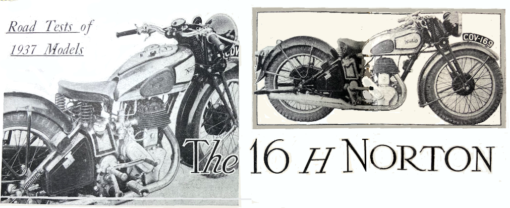1937 NORTON 16H RT HEAD