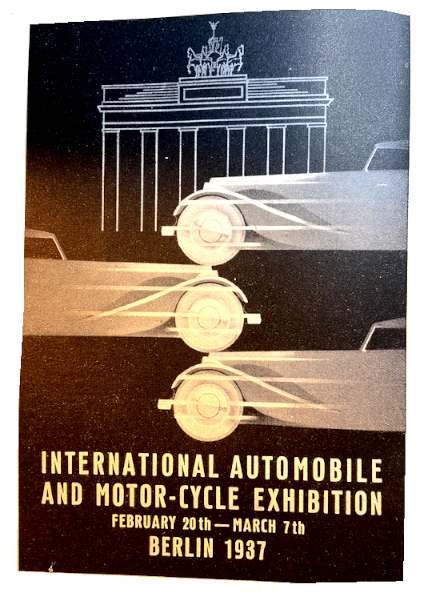 1937 BERLIN SHOW AD