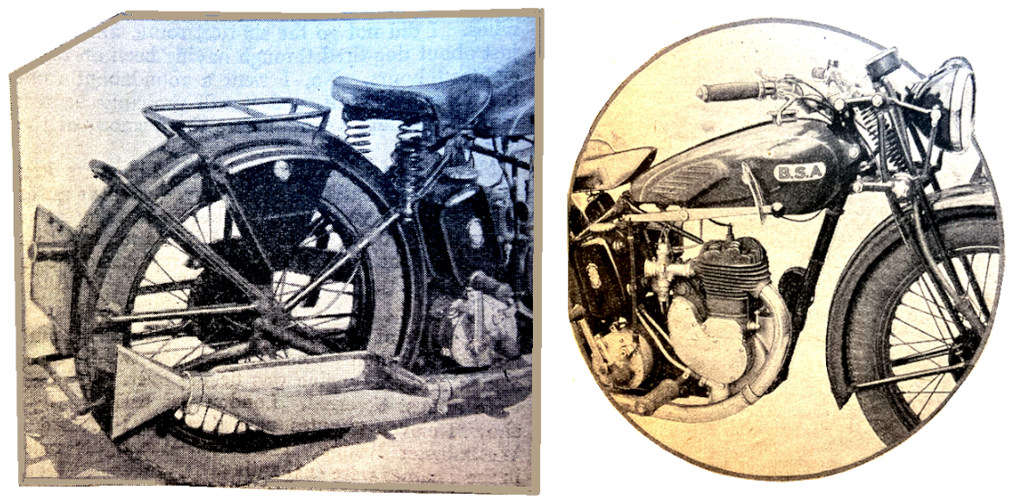 1937 BSA 350 SV RT SIDES