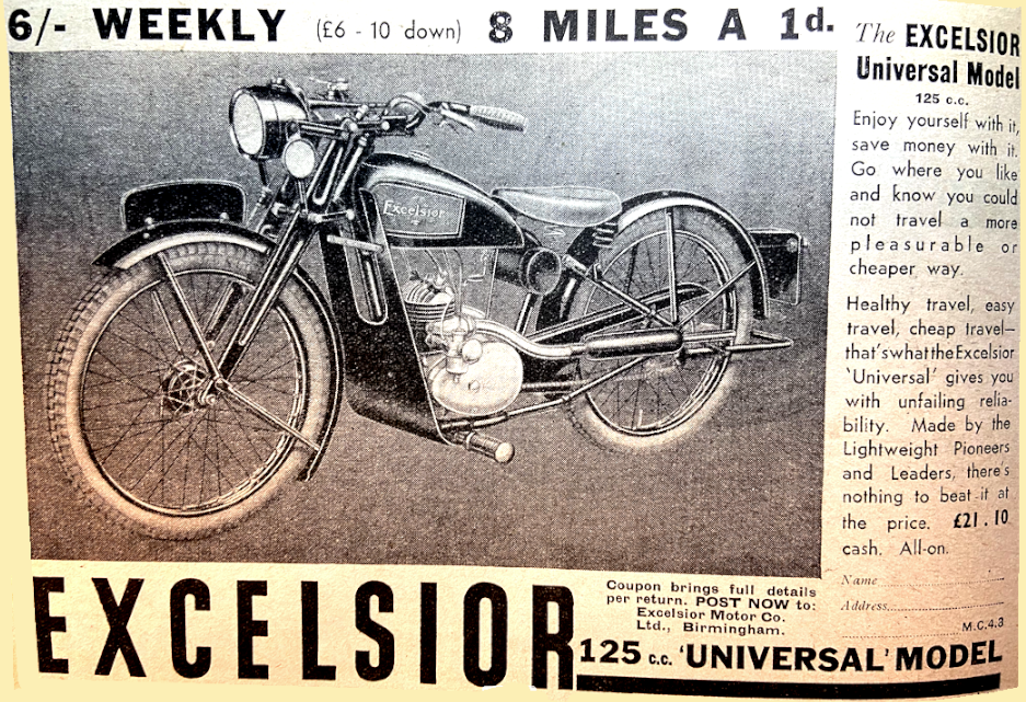 1937 EXCELSIOR 125 AD