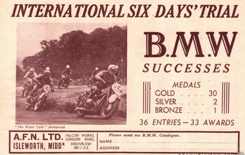 1937 ISDT BMW AD