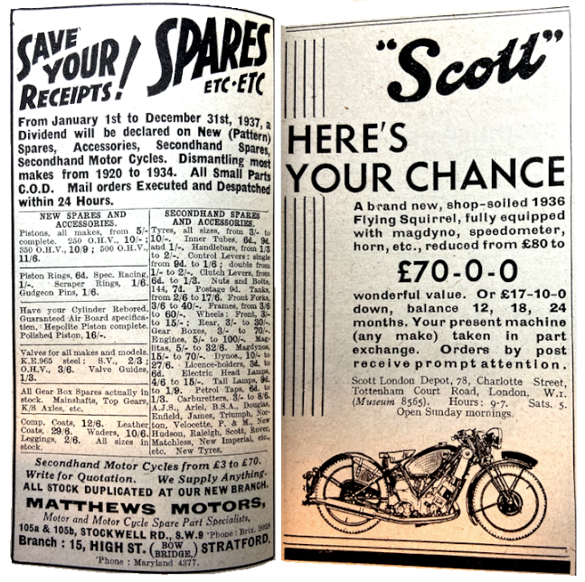 1937 MATTHEWS SCOTT ADS