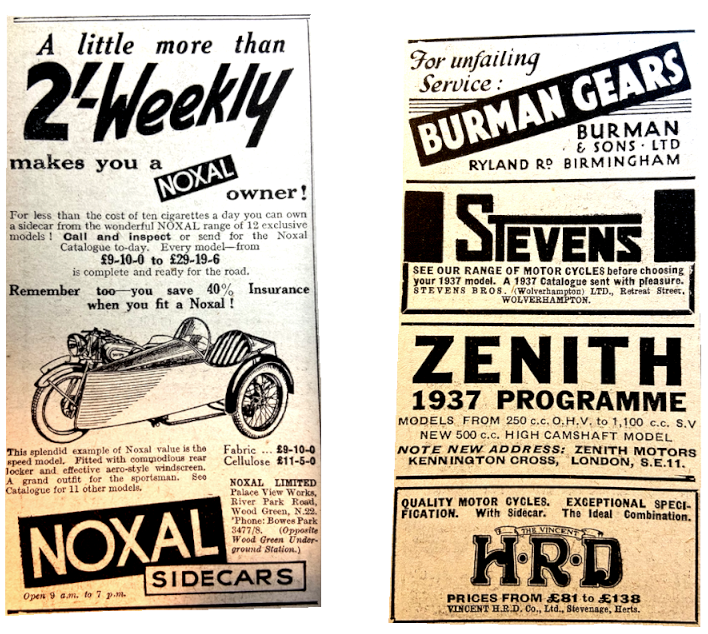 1937 NOXAL HRD ETC ADS
