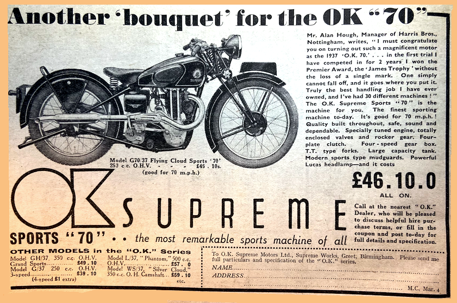 1937 OK SUPREME AD