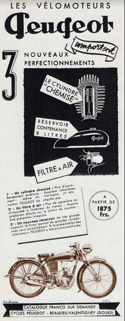 1937 PEUGEOT AD