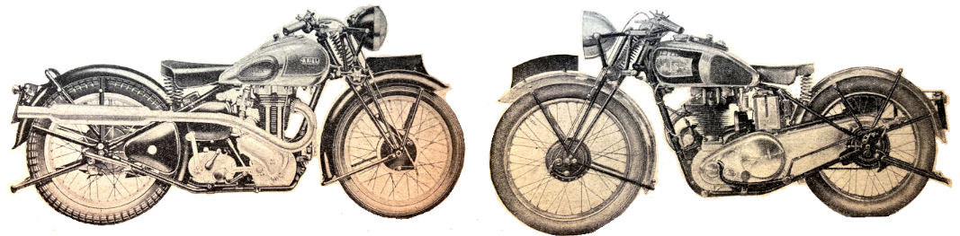 1937 SHOW ARIEL RED HUNTER AJS SILVER STREAK