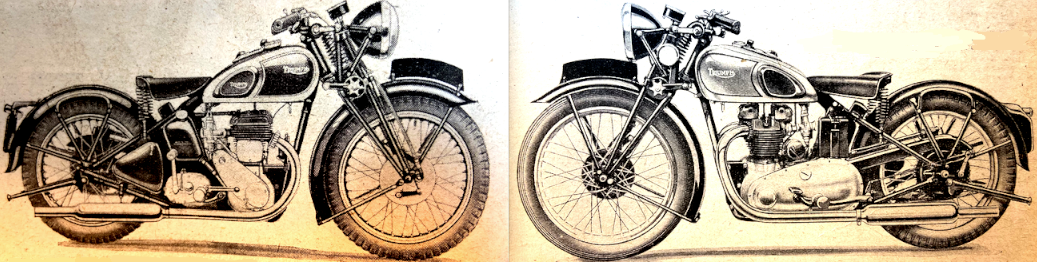 1937 SHOW TRIUMPH SV SPEED TWIN