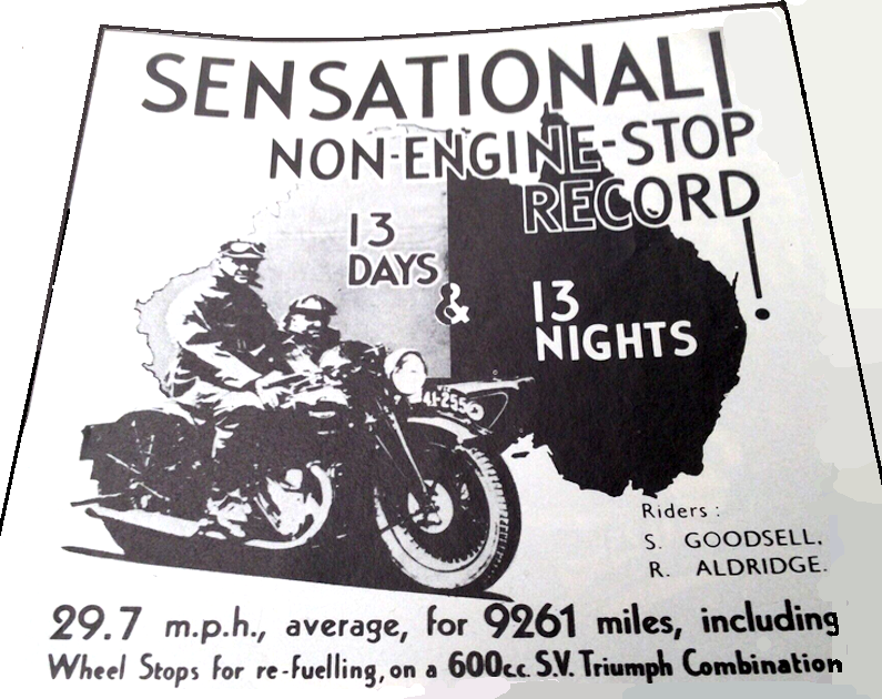 1937 TRIUMP OZ NONSTOPAD