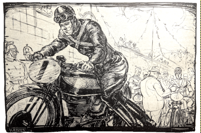 CARTOON 1937 GP START AW