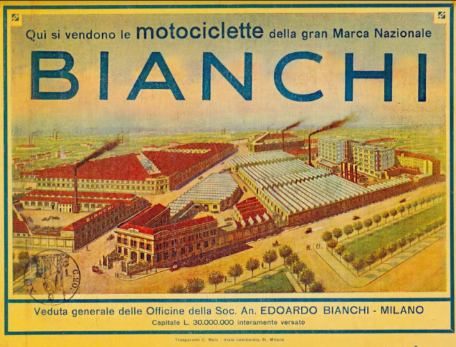 CARTOONS BIANCHI FACTORY POSTER