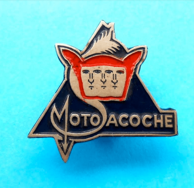 CARTOONS MOTOSACOCHE BADGE