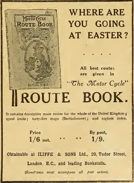 1912 MC ROUTE BOOK AD