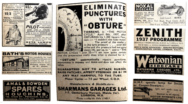 1936 SOLOSCREEN HOUCHINS ADS ETC