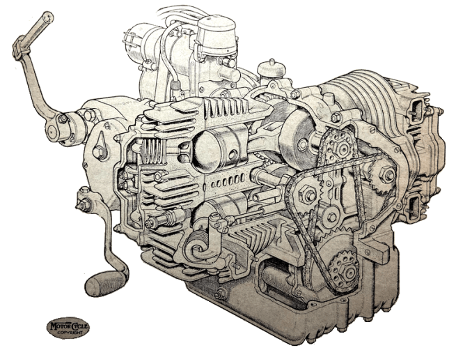 1938 BROUGH DREAM ENGINE AW