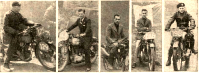 1938 ISDT FIVE GOLD MEDALLISTS