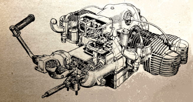 1938 ZUNDAPP 500OHV ENGINE