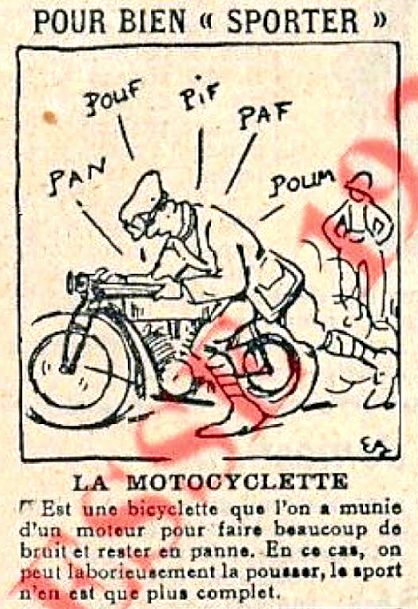 CARTOONS 1923 FRENCH CALENDAR