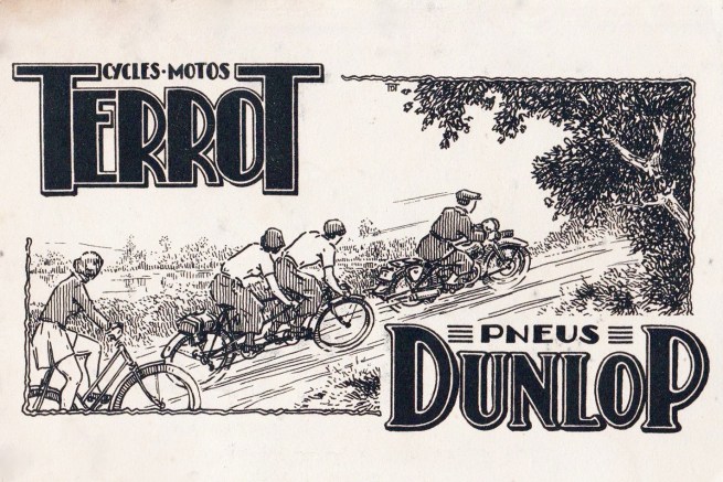 CARTOONS TERROT DUNLOP POSTER