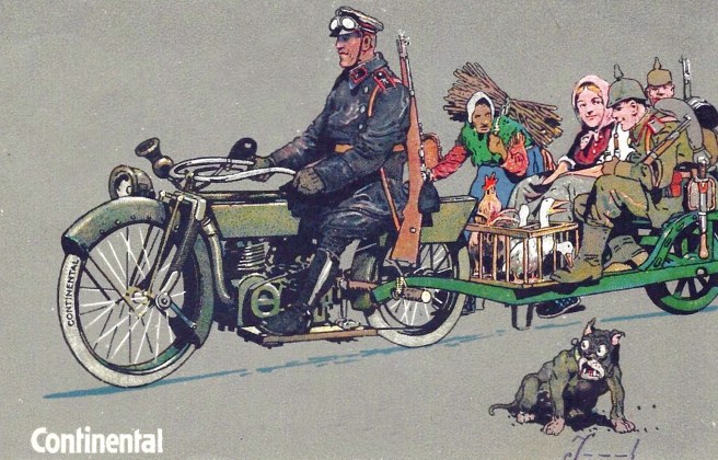 CARTOONS WW1 CONTINENTAL POSTER