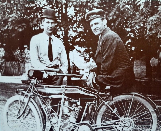INDIAN 1910s BOWLER AND MATE