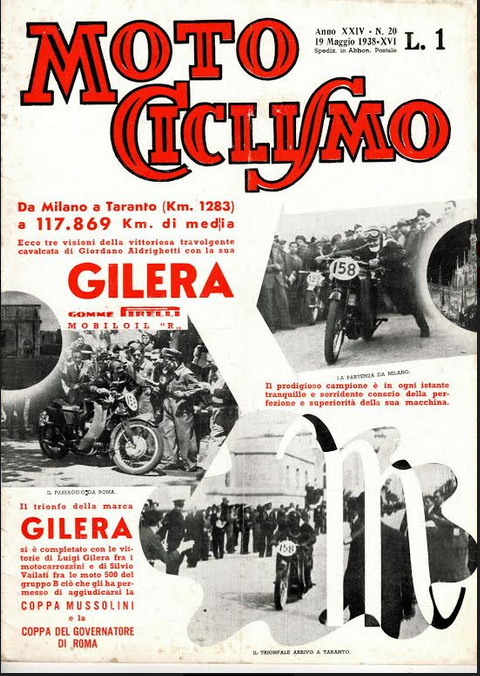 MELANGE 1938 MOTOCICLISMO