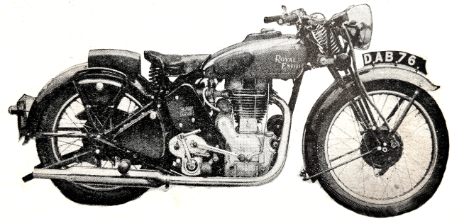 1939 ENFIELD 350 TEST SIDE