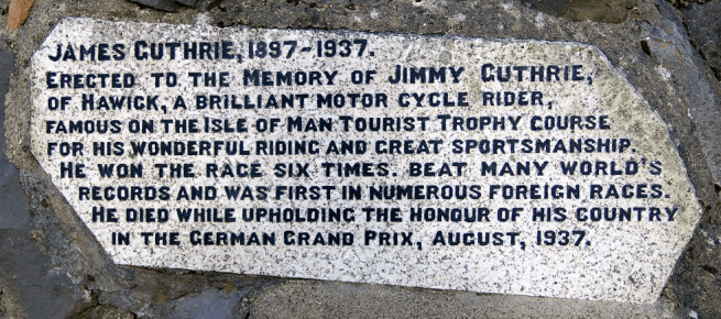 1939 GUTHRIE MEMORIAL PLAQUE
