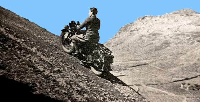 1939 LADY CLIMBS SCREW HILL