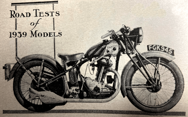 1939 RED PANTHER 250 TEST SIDE