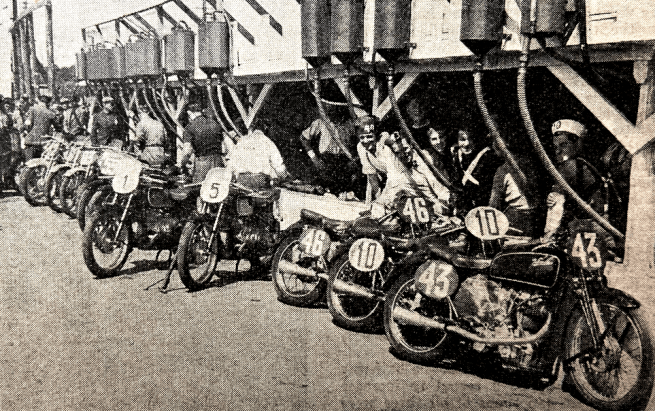 1939 SWEDISH GP VELO PITS
