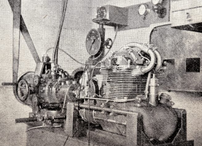 1939 VELO ROARER ENGINE TEST