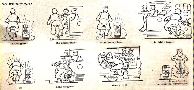 1939 WILFRED CARTOON STRIP