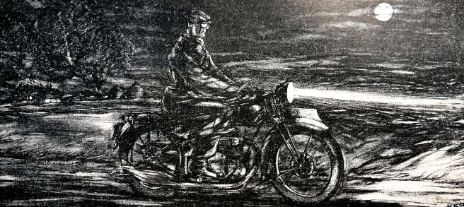 CARTOON 1939 NIGHTRIDER