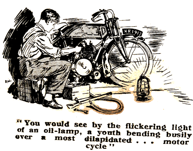 CARTOON 1939 NIPPER SPANNERING