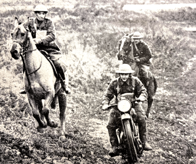 1939 BIKE AND CAVALRY