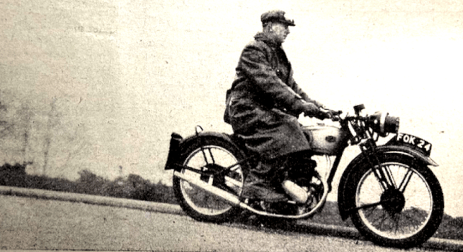 1939 BSA C10 IMPS RIDER