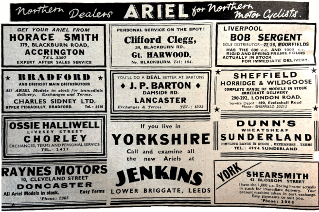 1939 NORTHARIEL ADS